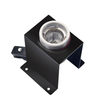 Preview: Arcadia Pro Ceramic Lamp Holder & Bracket - Lampenhalterung U-Form Keramikfassung E27